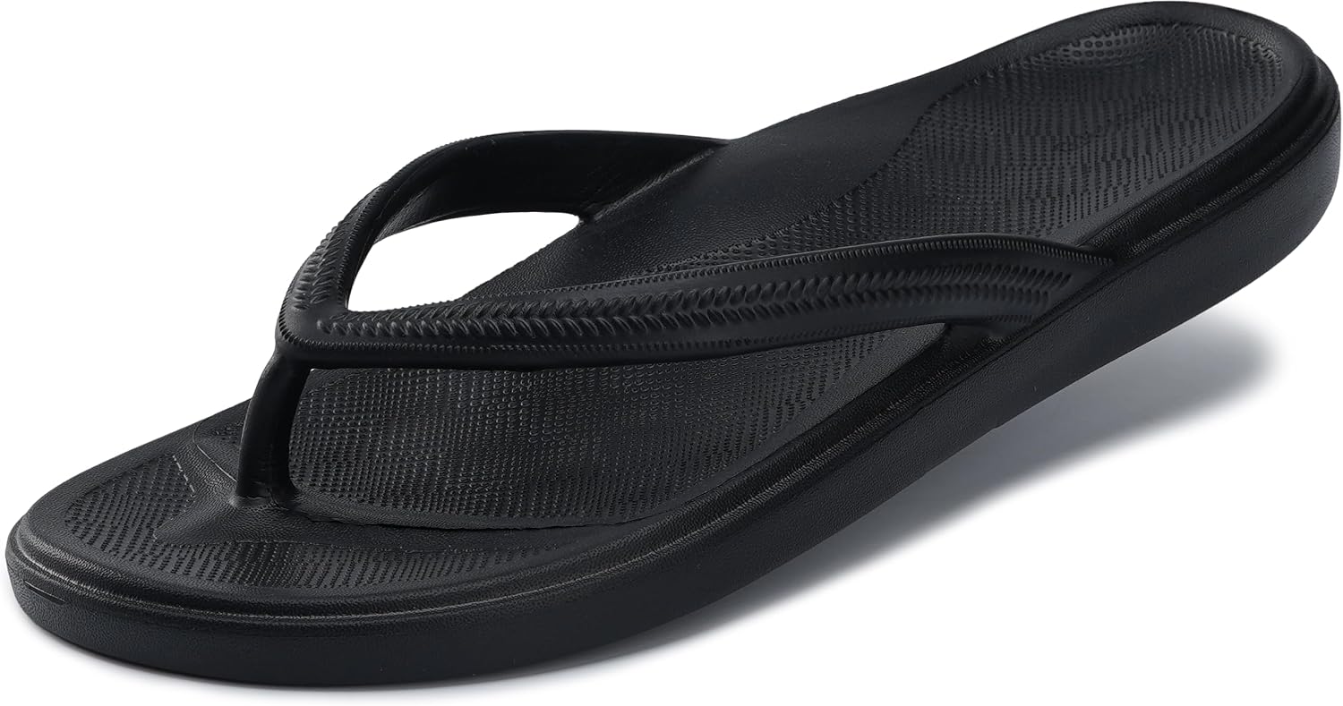 Joomra Women's Arch Support Flip Flops Orthopedic Plantar Fasciitis Thong Sandals