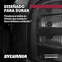 Vista 5 de SYLVANIA 194 Bombilla en miniatura de larga duración (contiene 2 bombillas)