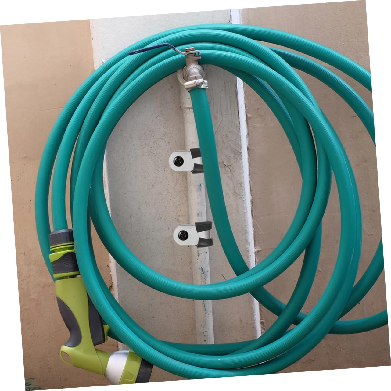 NUOBESTY Morsetti per Cavi Fissaggio Sicuro in Acciaio Inossidabile 100 Pezzi Rivestimento Isolante a Forma R Clip per Tubi e Fili per Installazioni Elettriche e Uffici