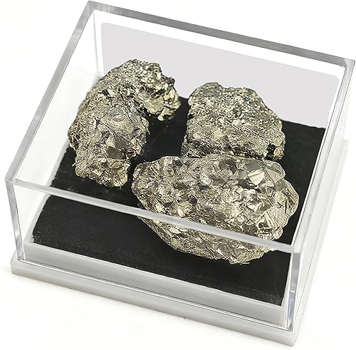 Miniatura 3 de fengshuisale Natural Pyrite Crystal Stone for Luck,Success,Making Changes,Confidence in Business,Creativity,and Inspiring Passion Home Decor