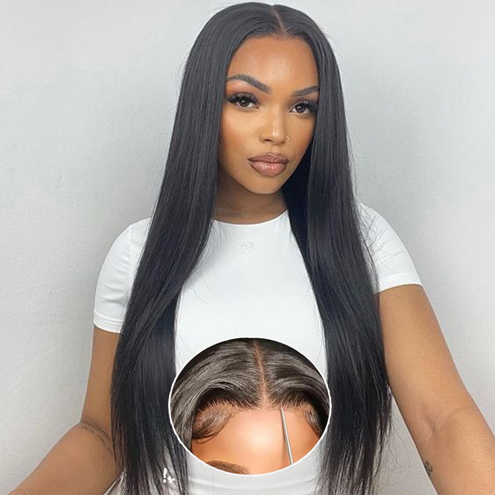 NEVER WORN 100% REMY WIG lace front Raregen Ada | Lace Top REMY HUMAN HAIR WIG- Rooted Ash  main image 4