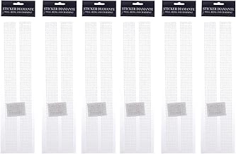3A Diamond Plastic Sticker Set Of 6 Pieces For Paper, Decoration And Clothes - Off White 21915-18 - 3A-4638-Off White9