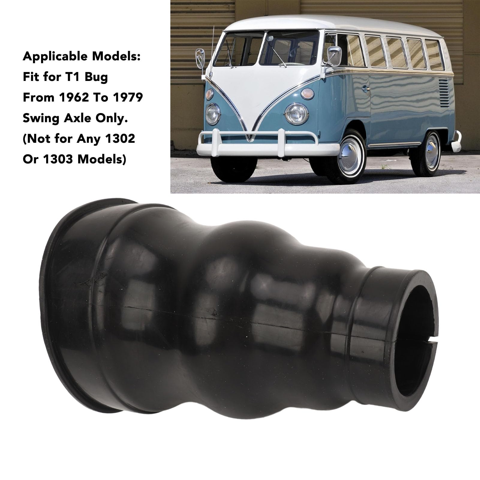 Hinterrad-Schwenkachsmanschette, Geteiltes Achsmanschetten-Set 111598021A Schützende, Staubdichte Hinterrad-Schwingachsmanschette für T1 Bug