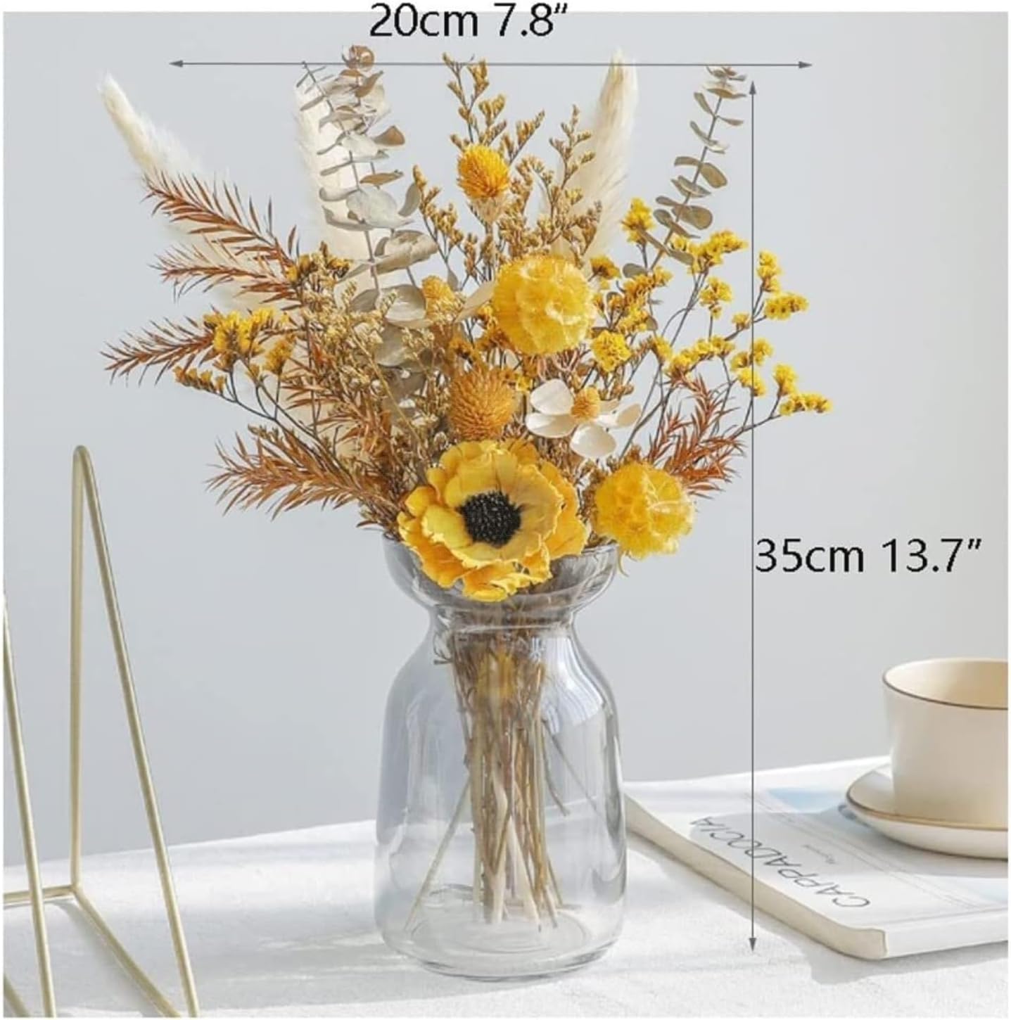 造花 フェイクフラワー 花瓶の造花 ドライフラワー ホームガーデン オフィス装飾 フラワーアレンジメント センターピース デコレーシ