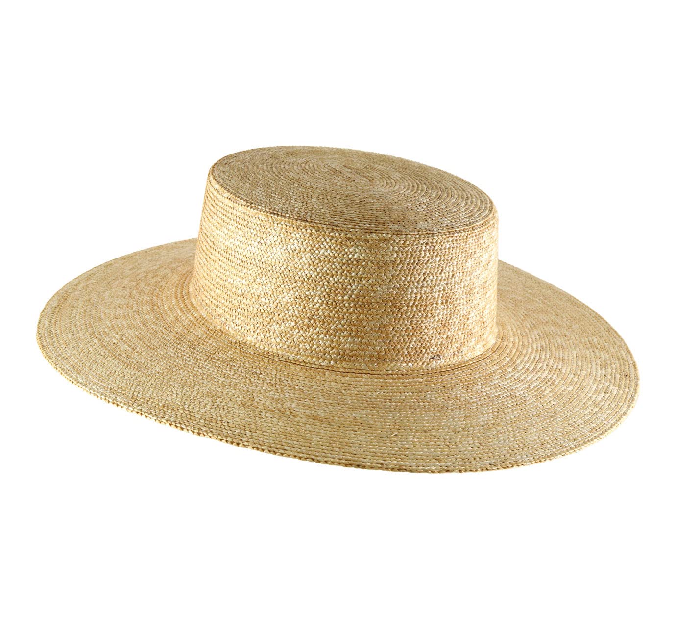 Cappello Paglietta Tesa Larga Canotier Luxe Large