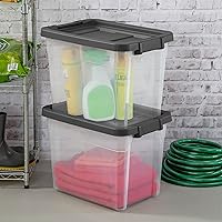 Vista 2 de Sterilite Caja Apilable Modular Transparente 30QT 14733V06