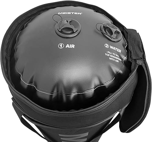 Miniatura 3 de Meister Typhoon - Bolsa pesada llena de agua con núcleo de aire y funda de neopreno para boxeo y MMA