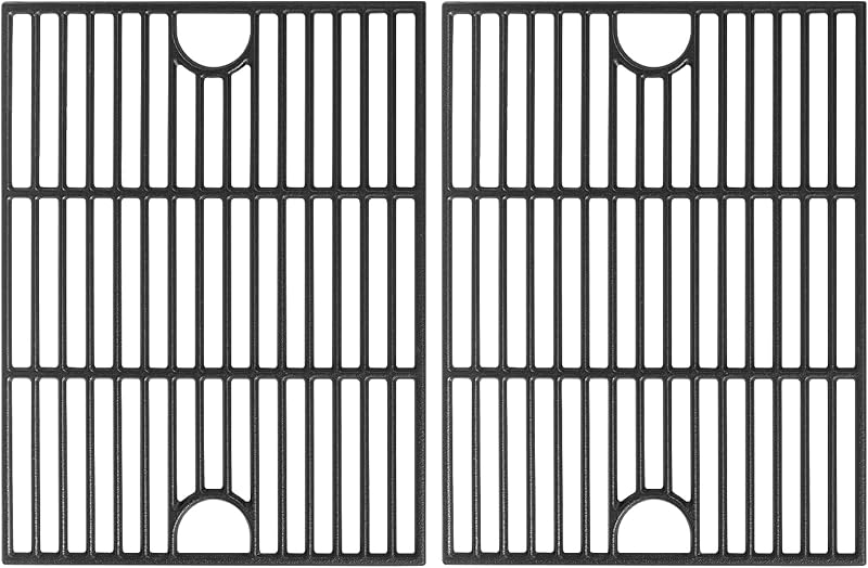17 Inch Cast Iron Grill Grates for Nexgrill Home Depot 720-0830H 720-0888N | Replacement Parts for Nexgrill 720-0783E 720-0670C 720-0888,Master Forge 1010037,Heat Evenly,Heavy Duty, Professional Searing