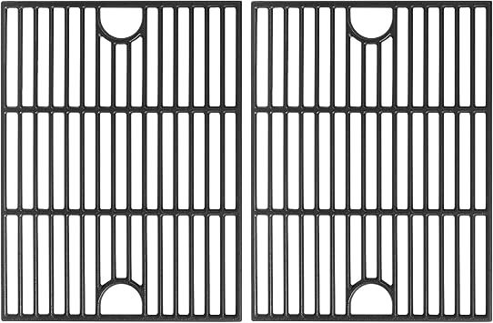 17 Inch Cast Iron Grill Grates for Nexgrill Home Depot 720-0830H 720-0888N | Replacement Parts for Nexgrill 720-0783E 720-0670C 720-0888,Master Forge 1010037,Heat Evenly,Heavy Duty, Professional Searing