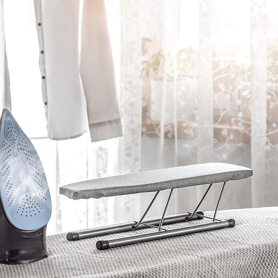 Sleeve Ironing Board 50x15x12cm Foldable Sleeve Board Perfect Sleeve Ironing, Compact & Lightweight with Heat Resistant, Ironing Shirt, Sleeves, Cuffs, Neckline for Laundry