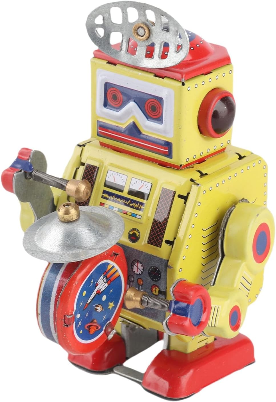 Yosoo Vintage Wind Up Robot Toy Iron Clockwork Toy for Retro Decor