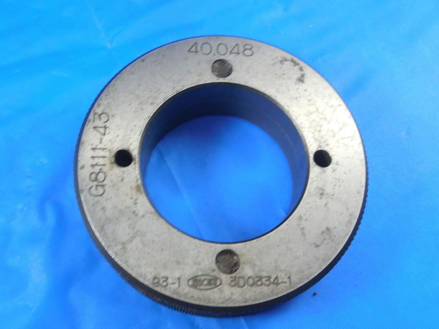 40.048 Metric Smooth Plain BORE Ring GAGE 40.0 + .048 Oversize 40
