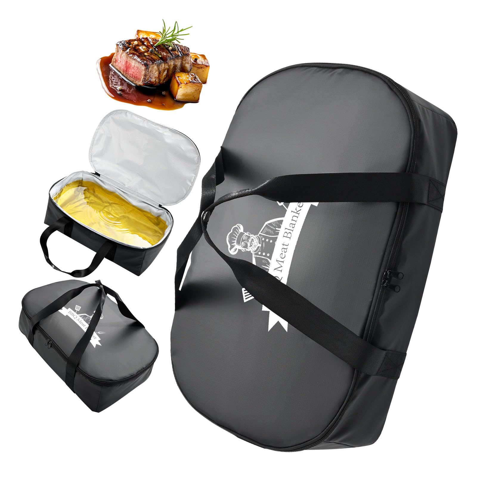 Kangnice Consistent Meat Resting Cover for Smoked Meats to Improve Flavor and Tenderness During Cooking Process Permanent Barbecue Accessory
