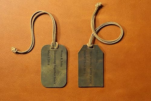 custom leather luggage