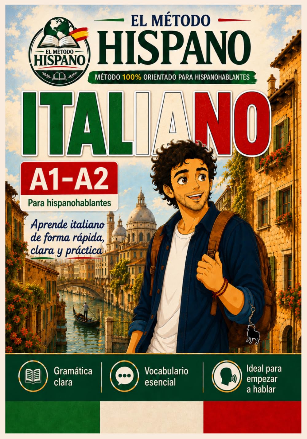 El Método Hispano: Italiano: Aprende italiano desde cero en 30 días con la historia de Mateo — curso para hispanohablantes con audios y ejercicios resueltos (A1-A2) (ITALIANO PARA HISPANOHABLANTES)