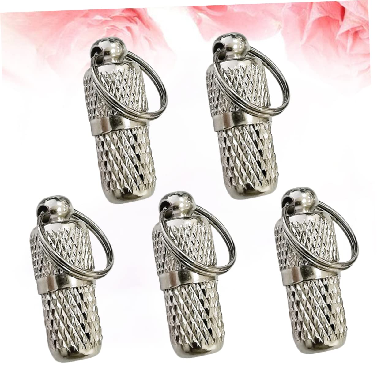 YARNOW 100piezas Colgante De Identificación Para Placa Antipérdida Para De Decoración Plata y
