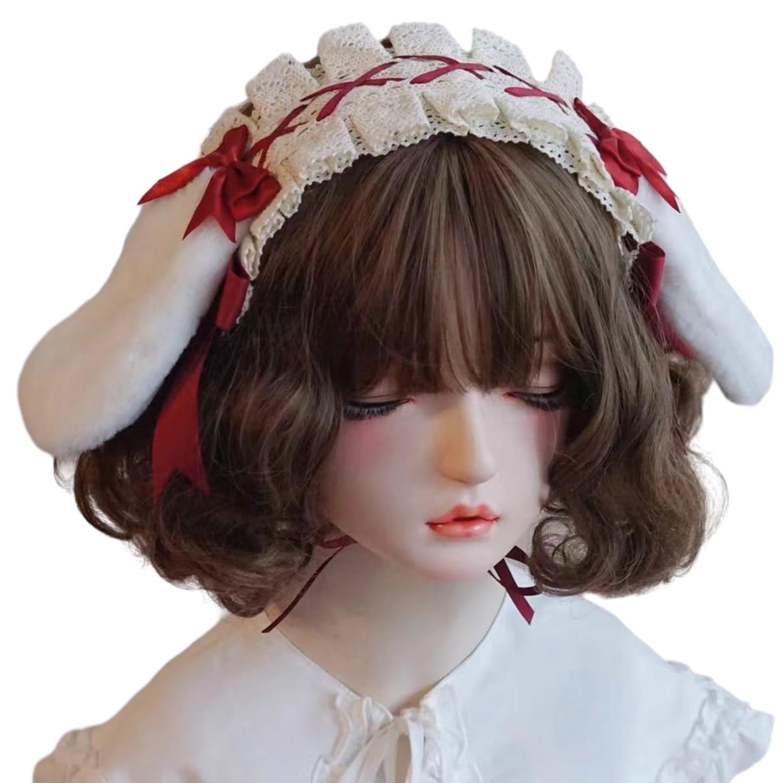 Fentency Lace Hairhoop for Girls Anime Headband Cosplay Headdress ComicShow Headwear