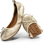 DREAM PAIRS Ballet Ballerina Flats pliable Slip-On Bow Chaussures de robe pour les voyages occasionnels pour femme