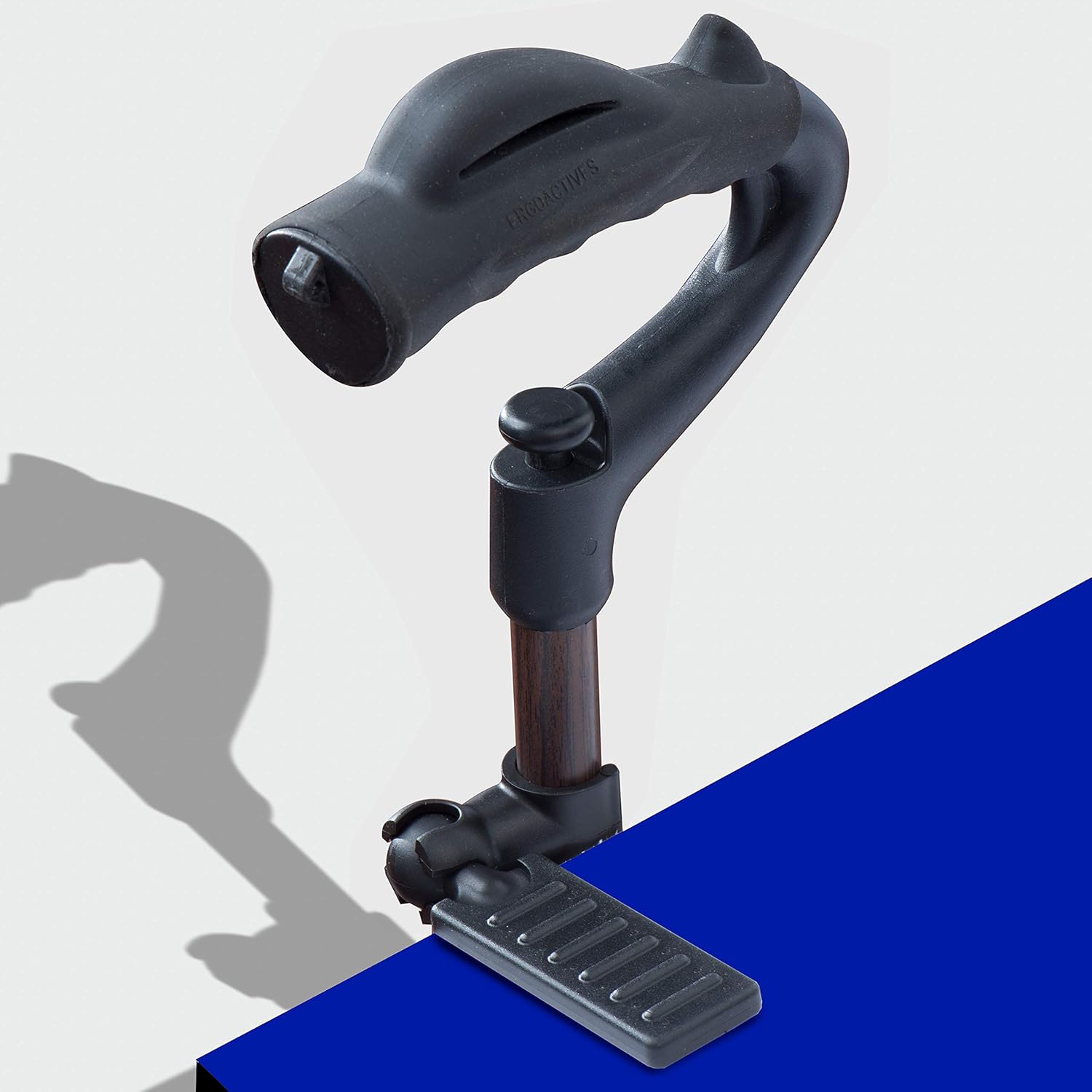 ErgoClip- Crutch & Cane Surface Grip Holding Device, Stops Your Walking Stick from Falling to The Ground from Your Chair, Table, Mobility Scooter Or Any Stable Surface. : Health & Household