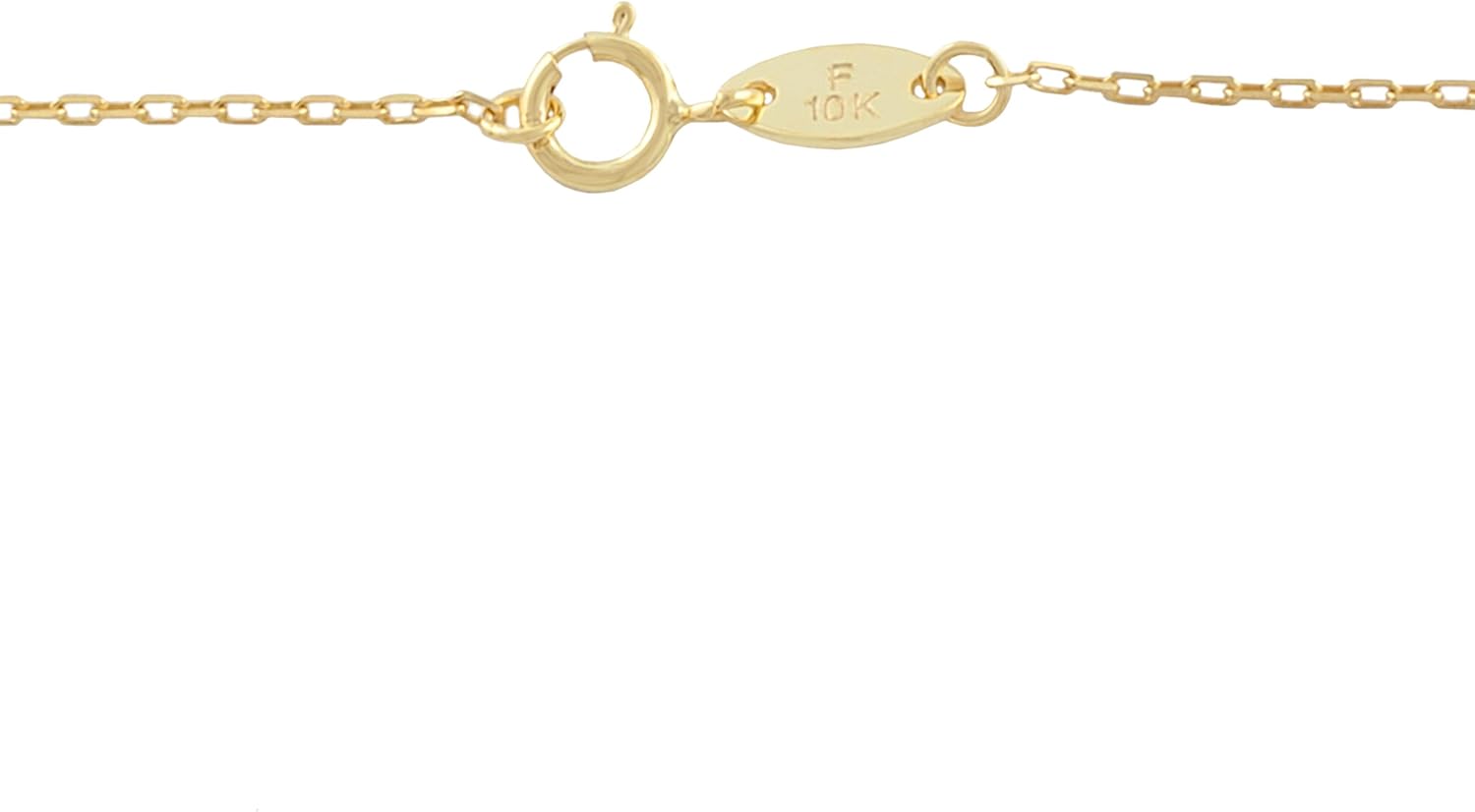 Kooljewelry 10k Yellow Gold Horoscope Zodiac Sign Necklace (18 inch)