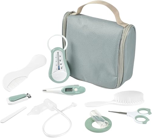 BÉABA Baby Travel Toiletries Bag – 10 Care Accessories fr…