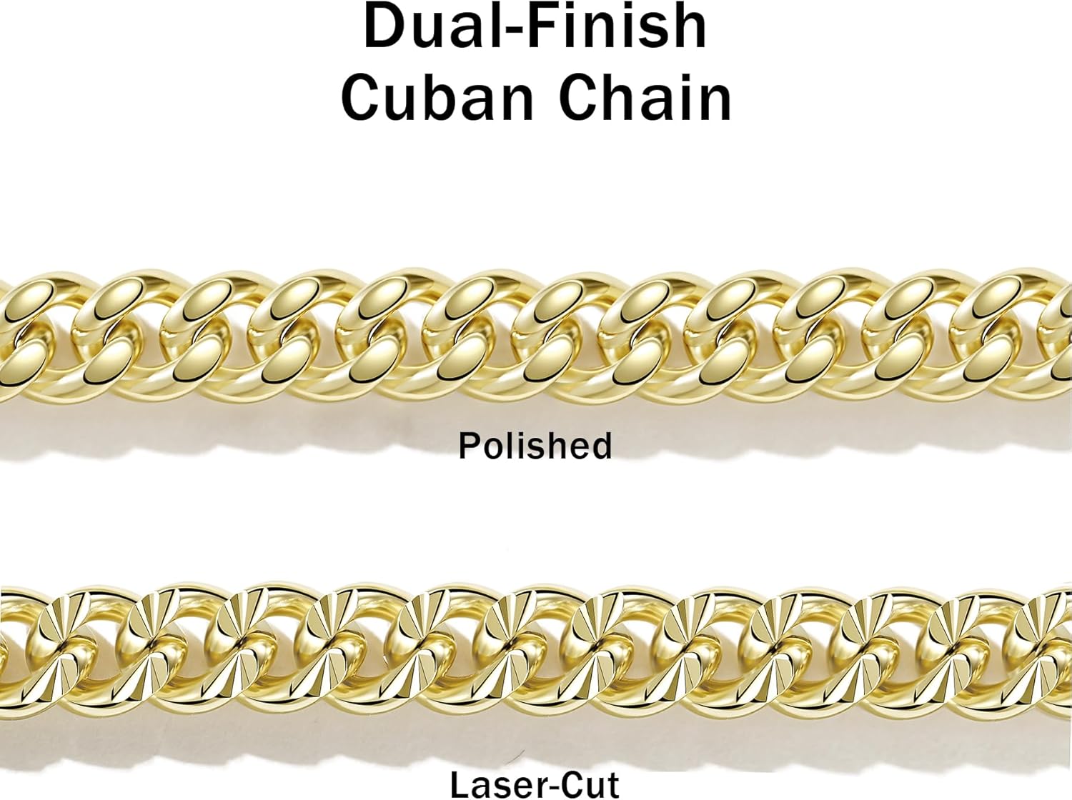 14K Gold Chain Necklaces for Women & Men, 6.5mm Simple Cuban Link Chain Womens, Dainty Non-tarnish Necklace Unisex Size 18-24 Inches Cadenas De Oro Para Mujer 14K - Image 7