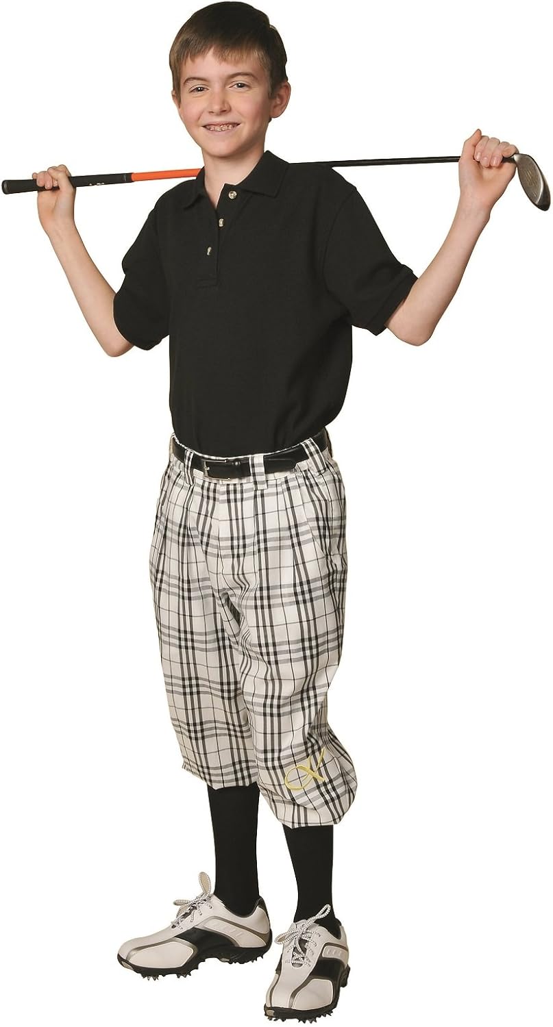 Children's Royal Troon Check Golf Knickers