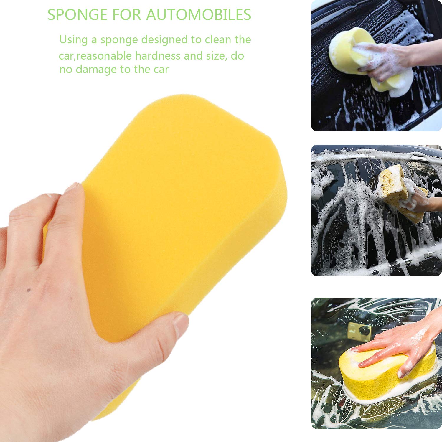 Car Wash Accessories CAR SPONGES (Pack Of 9) - Car Wash Sponges Bulk ...
