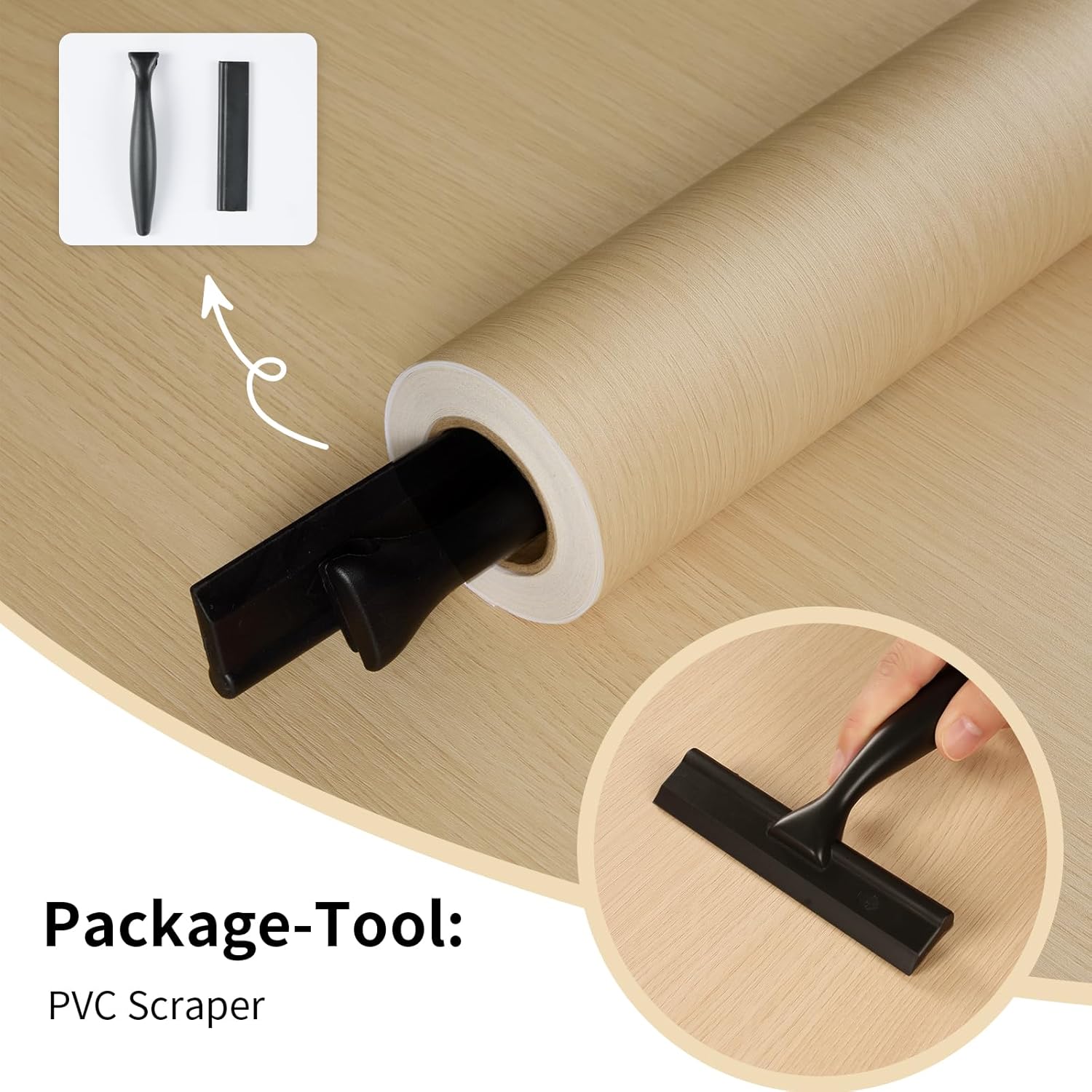 Wood Grain Contact Paper Peel and Stick Textured Wallpaper 17.7"x394"for Cabinets Drawers Countertop and Furniture Refurbishment Wooden Wall Paper Removable Vinyl Easy to Apply