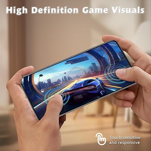 Miniatura 6 de MP-MALL Paquete de 3 protectores de pantalla diseñados para Motorola Moto Edge Plus, Motorala Edge +, película de poliuretano termoplástico flexible