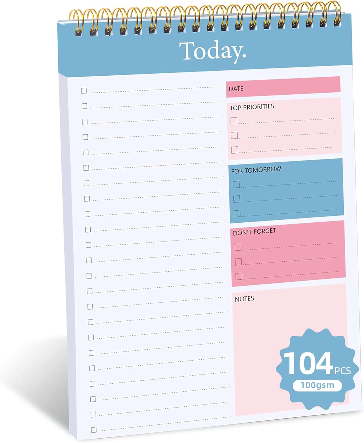 To Do List Notepad, Daily Planner Pad