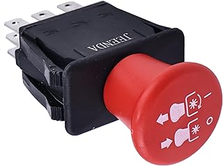JEENDA PTO Switch 8 Terminals Compatible with Dixie Chopper 500016 4174684 Jacobsen 2721505 Rotary 110-9657A Delta 6204-322 6204 MTD 725-07534 430-528 Classic RZT Pro Series RZT Mower