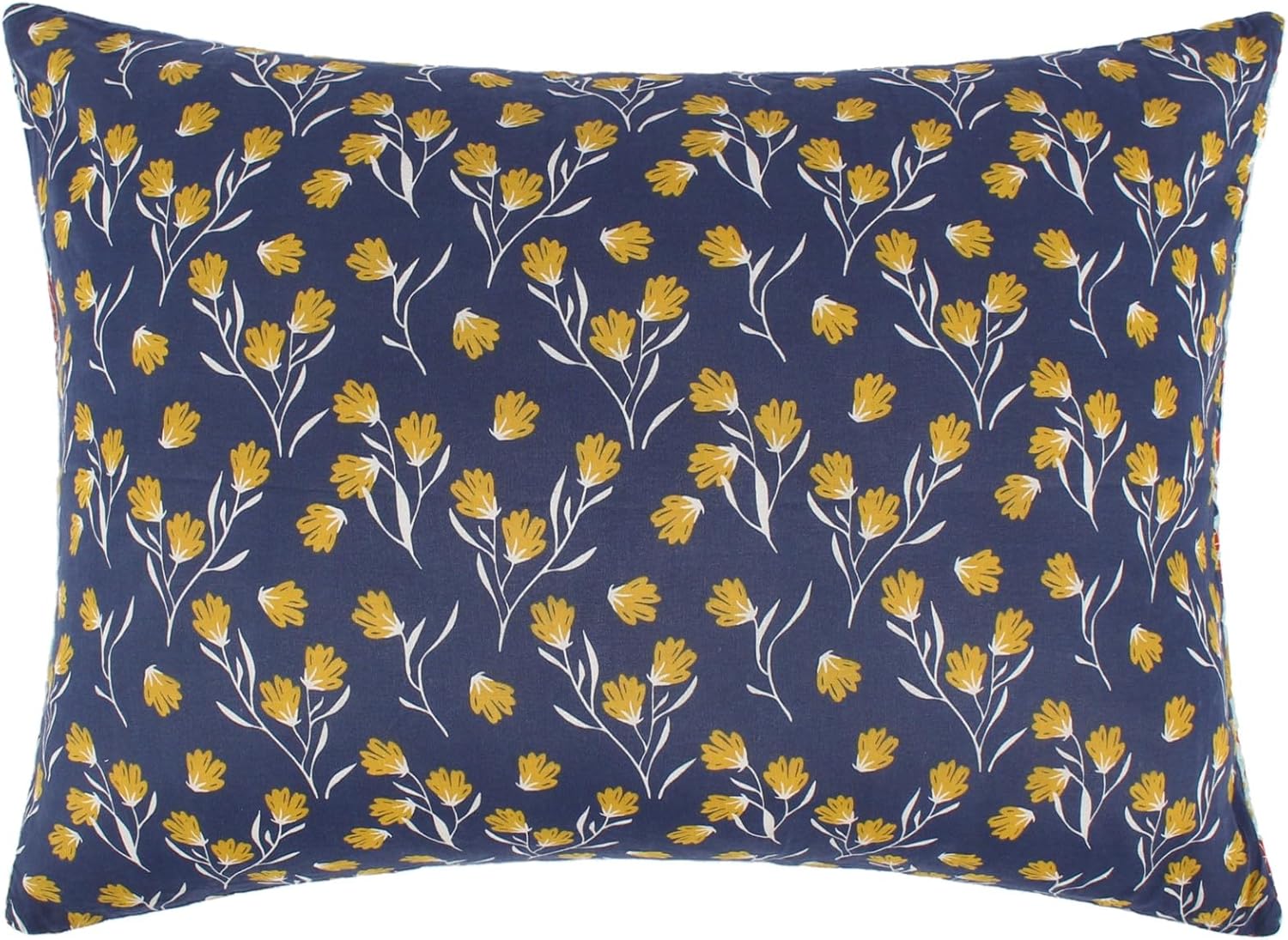 Greenland Home Fashions Heirloom Stitches Quilted Pillow Sham Collection, Decorative Pillow Cover, Standard, Perry