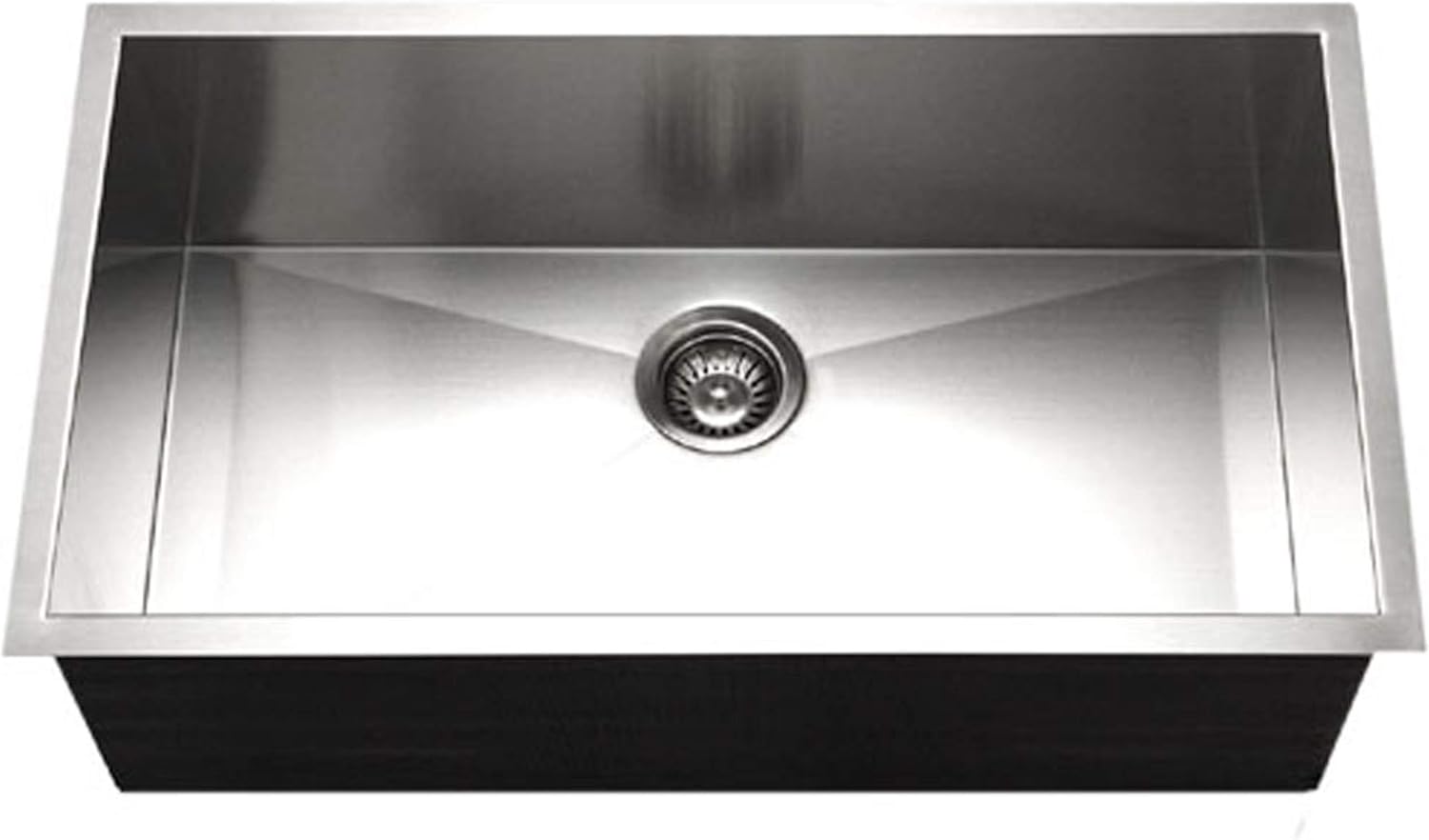 Houzer CTG-3200 Contempo Gourmet Undermount Large Single Bowl Kitchen Sink