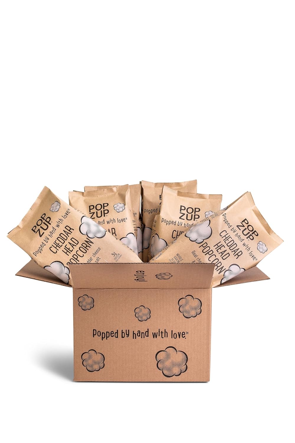 Popzup Popcorn Popped & Seasoned by Hand with Pure and