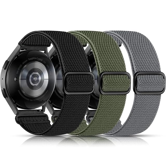Lerobo Elastic Bands Compatible with Samsung Galaxy Watch 8 7 6 5 4 40mm 44mm Galaxy Watch 8
