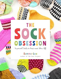 The Sock Obsession by Summer Lee: 25 Neon Sock Knitting Patterns for Beginners & Experts