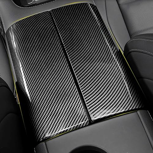 Miniatura 7 de Funda para reposabrazos de consola central de automóvil, protector de fibra de carbono para Mercedes Benz GLS X167 GLE W167 GLE53 C167 450 350 63 53