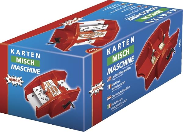 Amigo 5000 - Kartenmischmaschine, ab 3 Jahren, rot - 4