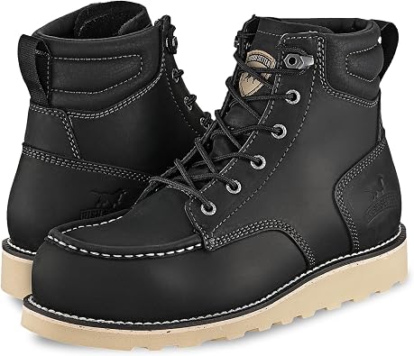 Irish Setter, Pipestone, Unisex, Steel Safety Toe, Full Grain Leather, Work Boot