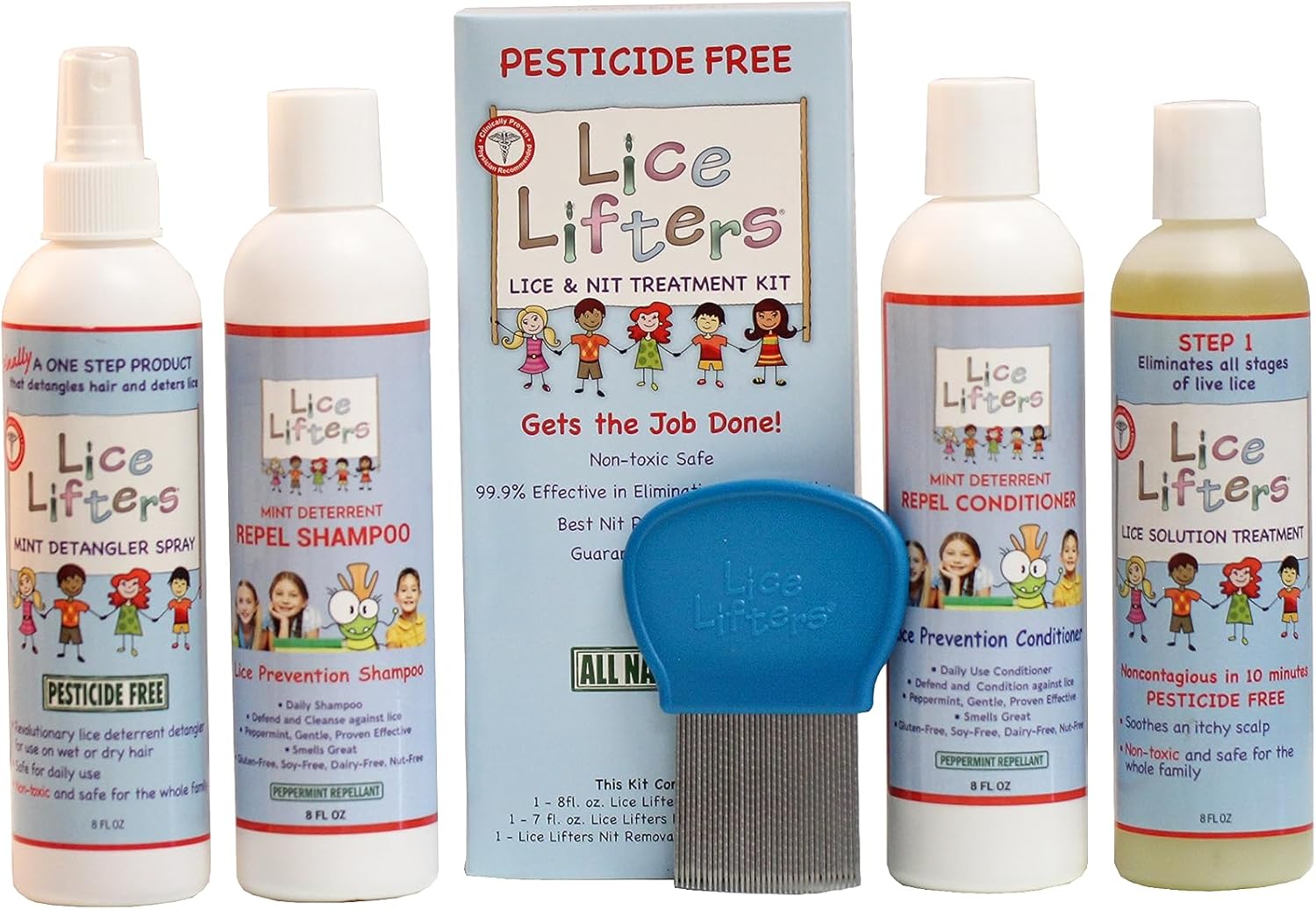 Champú y acondicionador para la prevención de piojos de Lice Lifters