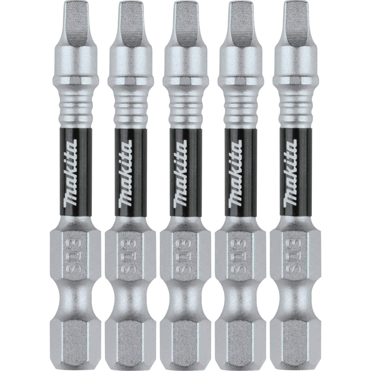 Makita E-00957 Impact XPS™ #3 Square 2" Power Bit, 5/pk