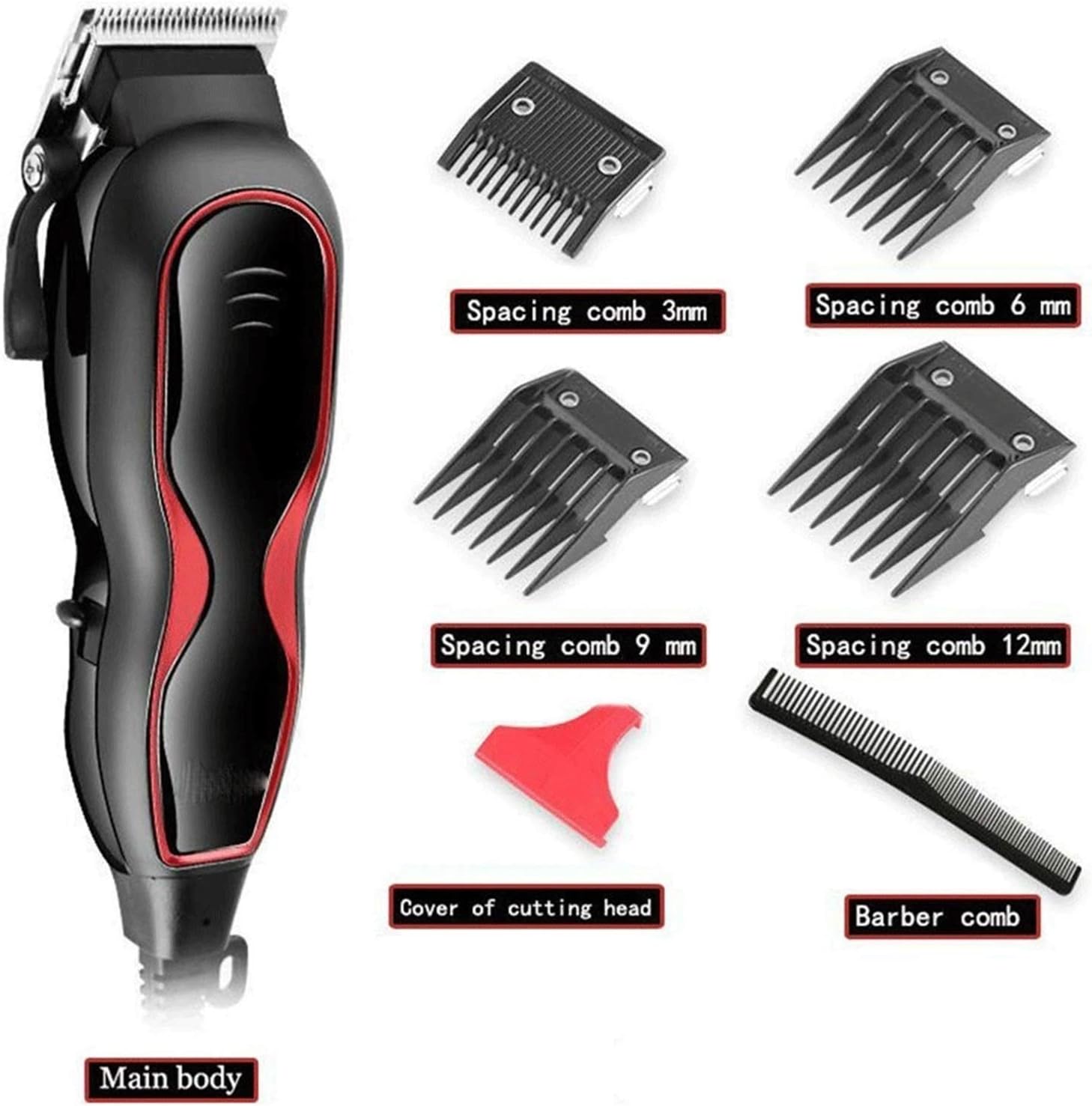 High Performance Haircut Kit for Men, Includes Electric Hair Clippers