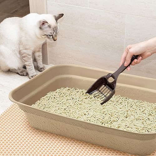 Miniatura 5 de Paquete de 8 cajas de arena desechables para gatos, bandeja de arena portátil de papel para gatos, caja de arena reciclada para gatos, para conejos,