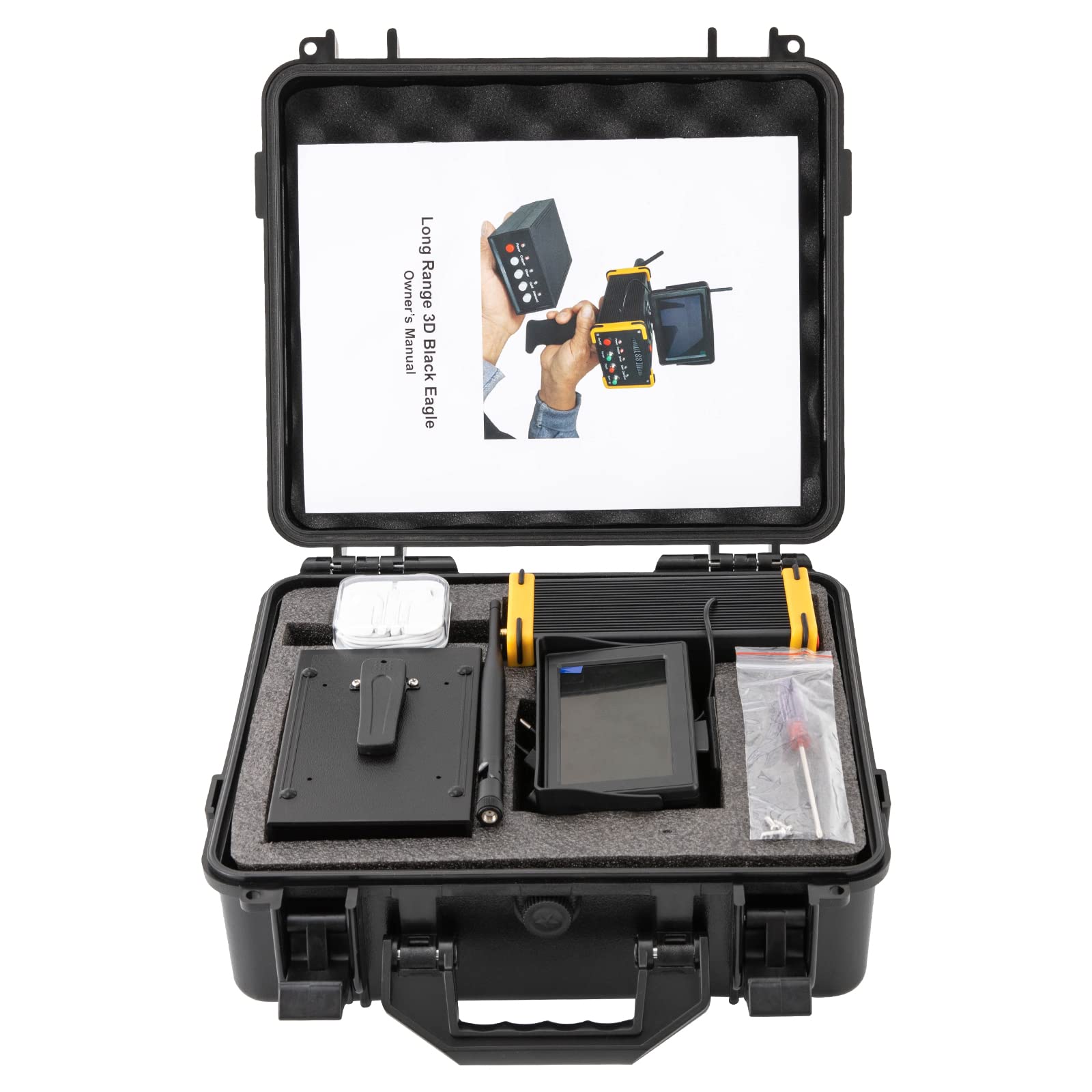 Professional Metal Detector 49.2 Ft Deep Underground Gold Finder 324.8 Ft Width Treasure Metal Detector with LCD Screen & 1Pair Earphones for Detecting Gold Silver Copper Diamond