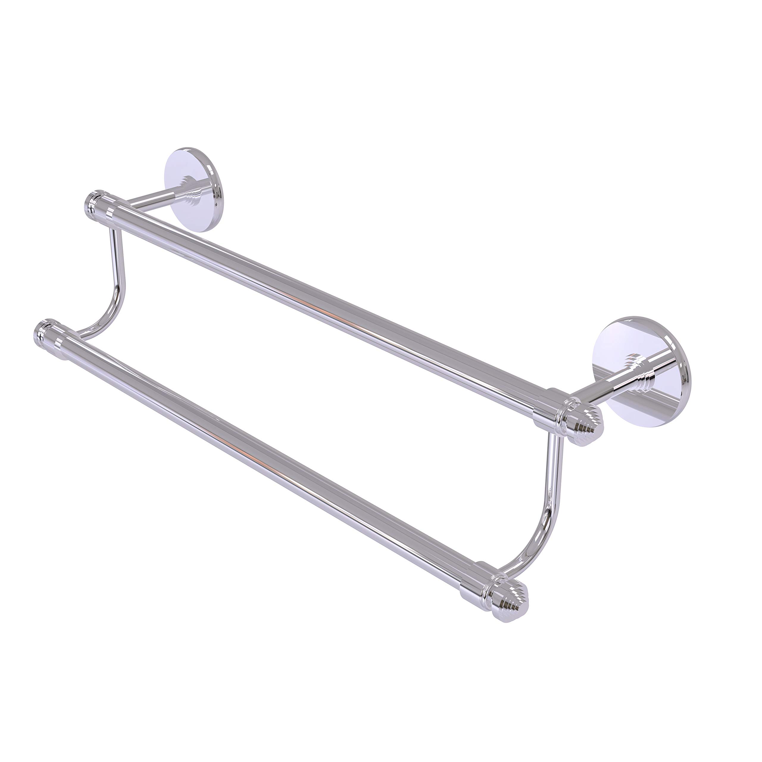 Photo 1 of Allied Brass SB-72/18 Southbeach Collection 18 Inch Double Towel Bar, Polished Chrome