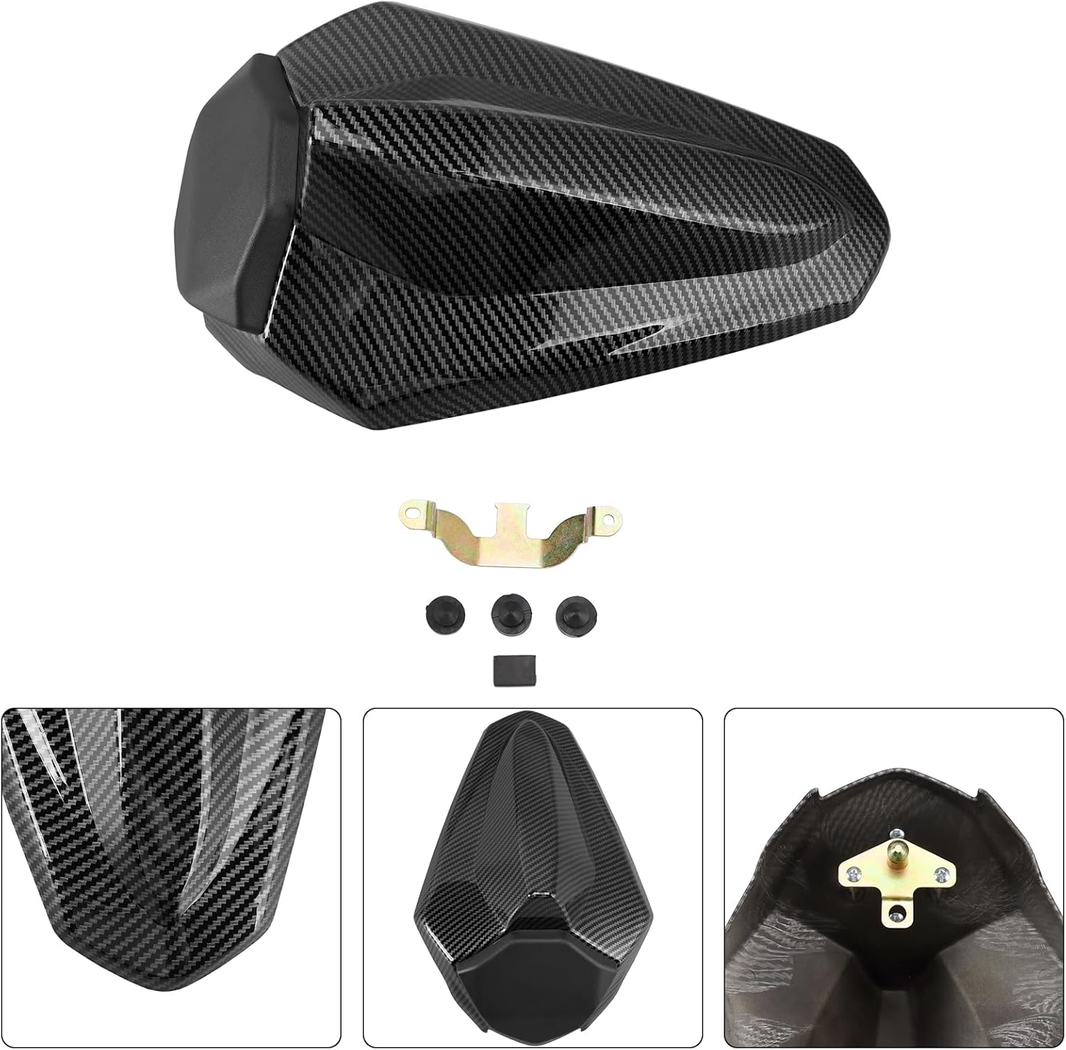 Areyourshop Racing Tail Rear Seat Cowl Fairing Cover for Kawasaki Ninja 400 2018-2024, EX400 2018-2024