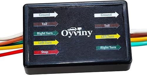 Miniatura 5 de Oyviny Arnés de cableado de remolque personalizado de 4 vías del lado del vehículo para Toyota Tacoma 1995-2004/Toyota Pickups 1984-1995, Arnés de