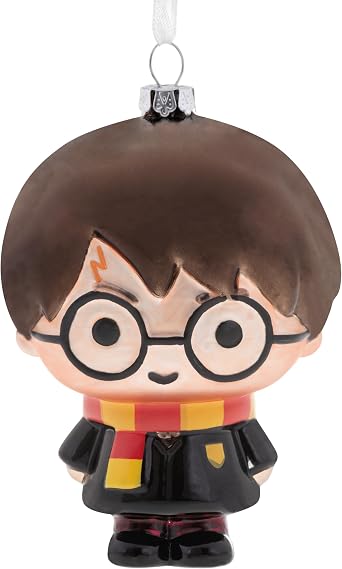 Hallmark Harry Potter Blown Glass Christmas Ornament
