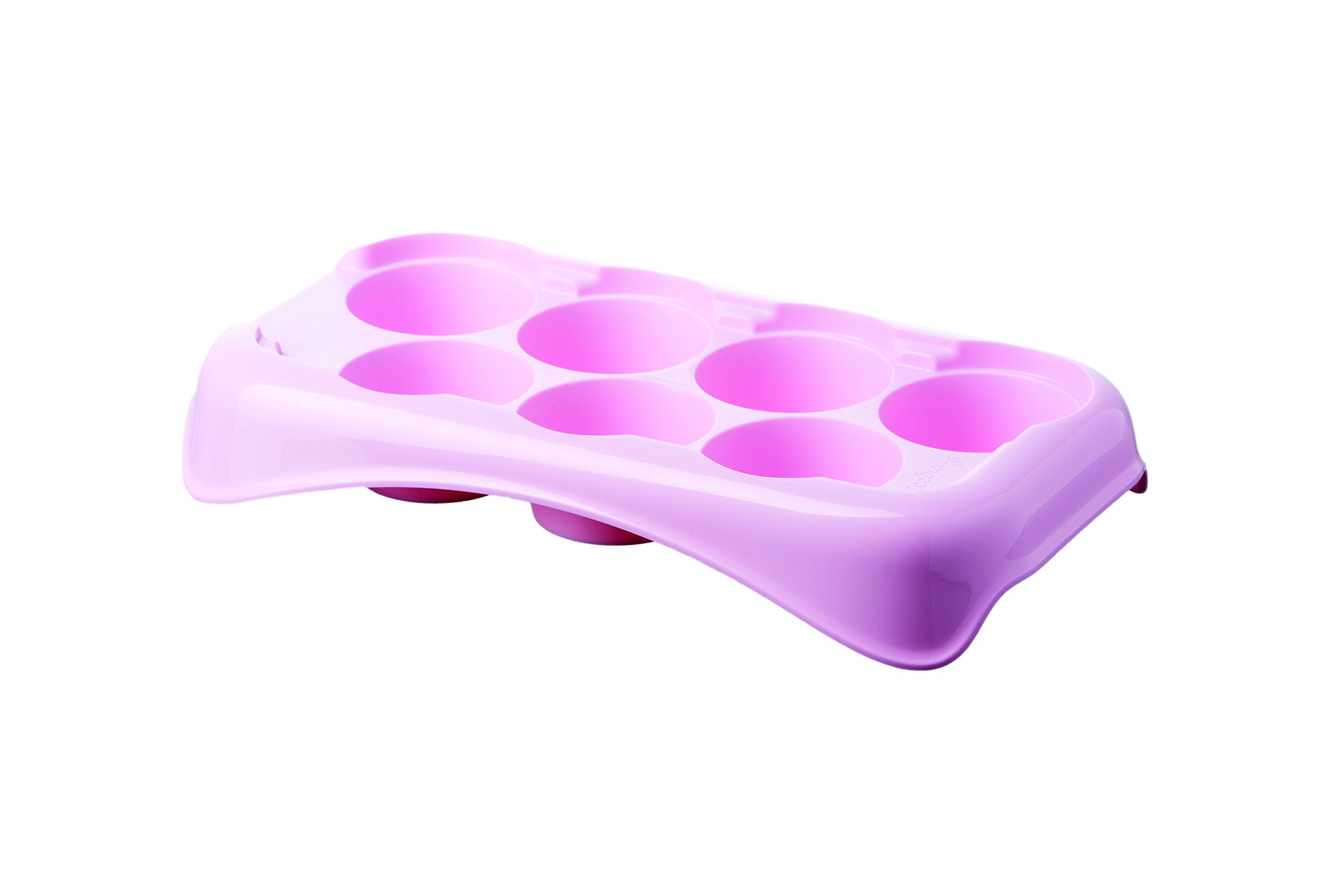 Ddg Pink Nicetray Ice Cube Tray Easy Pop Maker Ice Cube Top Mould 7 Ice Cubes - Freeze